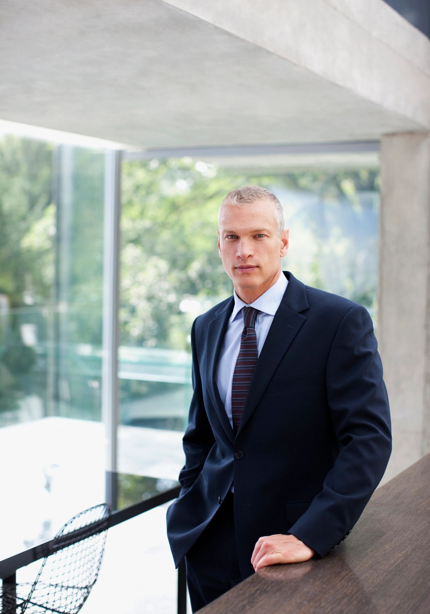 Professional businessman portrait in conference room